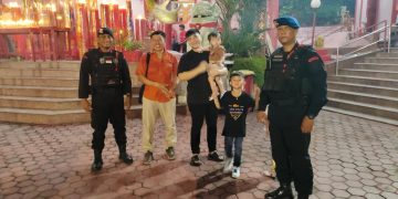 Pastikan Berjalan Aman dan Kondusif, Sat Brimob Polda Kaltim Siaga Jaga Keamanan Perayaan Imlek di Balikpapan