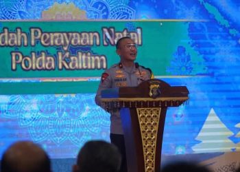 Pererat Persatuan dan Membangun Bangsa Dalam Kedamaian, Polda Kaltim Gelar Perayaan Natal