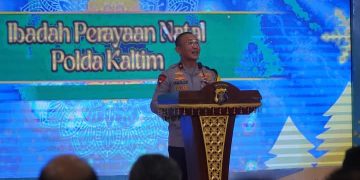 Pererat Persatuan dan Membangun Bangsa Dalam Kedamaian, Polda Kaltim Gelar Perayaan Natal