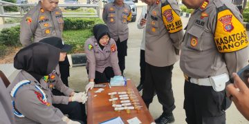 PJU Polres Berau Jalani Tes Urine, Pastikan Bebas Narkoba