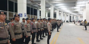Brimob Kaltim Perketat Pengamanan Laga Persiba Balikpapan vs Sumut United di Stadion Batakan