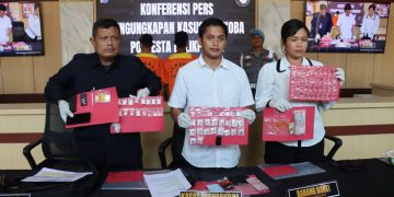 Polresta Balikpapan Gelar Konferensi Pers, Ungkap Kasus Narkoba Jenis Sabu