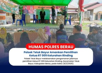 Polsek Teluk Bayur Amankan Pemilihan Ketua RT 009 Kelurahan Rinding