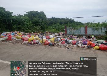 Bau Menyengat Akibat Tumpukan Sampah di Pinggir Jalan Talisayan, Warga Harapkan Perhatian Pemerintah