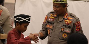 Bidpropam Polda Kaltim Gelar Doa Bersama dan Santunan Anak Yatim di Masjid Al-Ikhlas