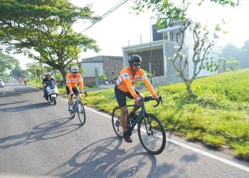 Kapolda Kaltim Ikuti Tour of Kemala di Yogyakarta, Gowes Bersama Kapolri dan Jajaran Pejabat Polri