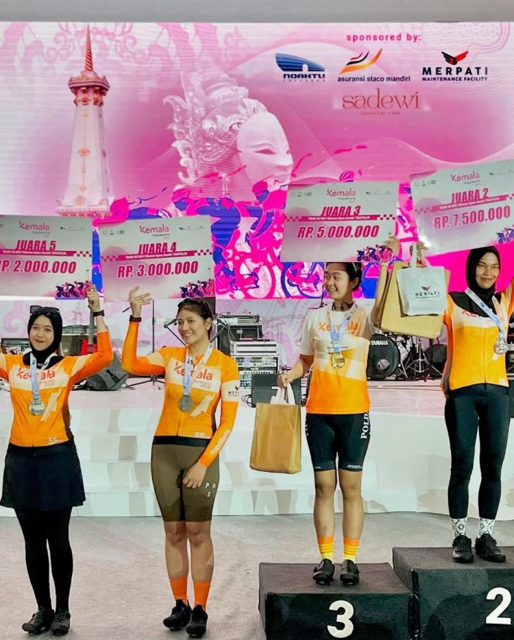 Personel Polda Kaltim Ukir Prestasi di Tour of Kemala Yogyakarta 2025