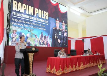 Polda Kaltim Gelar Rapim Polri Tingkat Daerah Tahun 2025 di SPN Jonggon