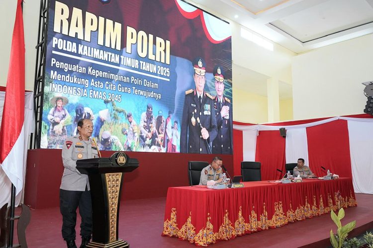 Polda Kaltim Gelar Rapim Polri Tingkat Daerah Tahun 2025 di SPN Jonggon