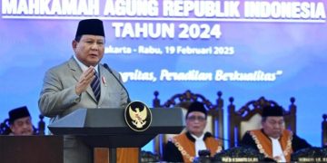 Presiden Prabowo Apresiasi Peran Hakim dalam Penegakan Hukum di Indonesia