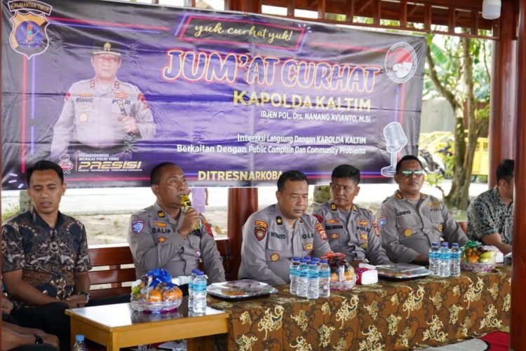 Polda Kaltim Kembali Gelar Jumat Curhat bersama Masyarakat 