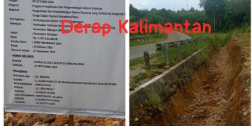 Pembangunan Drainase di Talisayan Diduga Asal-asalan, Warga Pertanyakan Kualitas Proyek Miliaran Rupiah