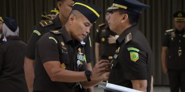 JAM-Pidmil Mayjen TNI Dr. M. Ali Ridho  Melantik Kepala Subdirektorat Koordinasi Penuntutan  Kolonel Chk Askari, S.H.