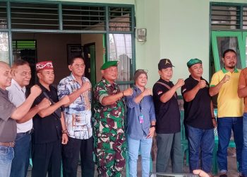 Perkuat Sinergi, Danramil 0902-05/SBL Terima Kunjungan Insan Pers dan LSM di Sambaliung