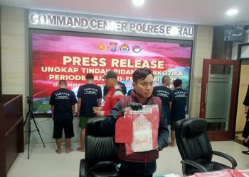 Polres Berau Ungkap 24 Kasus Narkotika dalam Dua Bulan, Amankan 26 Tersangka dan 2,7 Kilogram Sabu
