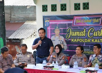 Melalui Jumat Curhat, Polda Kaltim Mempererat Silaturahmi Bersama Masyarakat