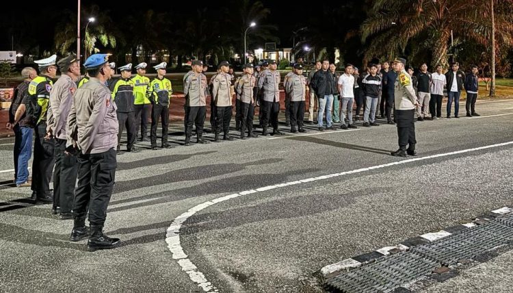 Pastikan Sitkamtibmas Aman selama Bulan Ramadhan, Polres PPU Gelar Apel Patroli KRYD