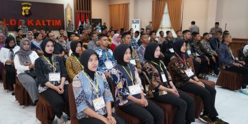 Teken Pakta Integritas dan Pengambilan Sumpan Calon Taruna Akpol, Bintara dan Tamtama Polri di Polda Kaltim