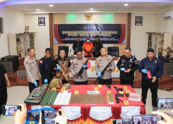 Satgas Ops Damai Cartenz-2025 Gagalkan Penyelundupan Senjata ke KKB di Puncak Jaya