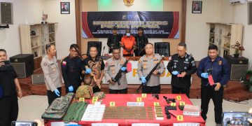 Satgas Ops Damai Cartenz-2025 Gagalkan Penyelundupan Senjata ke KKB di Puncak Jaya