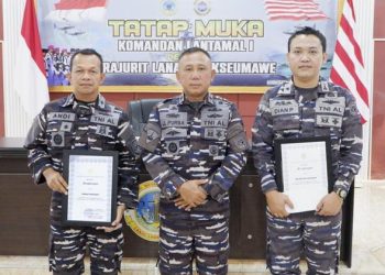 Gagalkan Penyelundupan 100 Kg Sabu-Sabu di Aceh, Lanal Lhomseumawe Terima Penghargaan