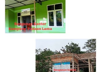 Dugaan Penyalahgunaan Anggaran! Kantor Kampung Panaan Dibongkar Meski Masih Layak, Warga Minta Audit