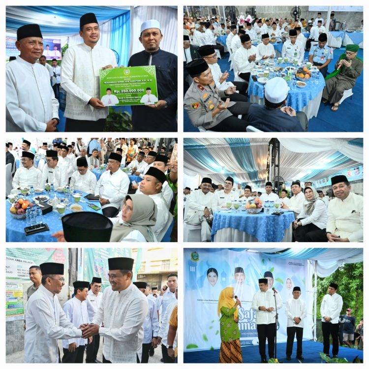 Gubernur Sumut Bobby Nasution Bersama Wagub Gelar Safari Ramadan Perdana di Medan