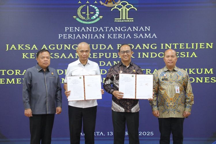 Penandatanganan PKS JAM INTEL dengan DITJEN AHU Kuatkan Sinergi Penegakan Hukum dan Optimalkan Pertukaran Data Informasi