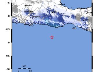 GEMPA BUMI TEKTONIK M4,5 DIRASAKAN DI KAB. MALANG, JATIM