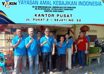 Yayasan Amal Kebajikan Indonesia Berikan Bantuan Ratusan Sak Beras Kepada Warga di Bulan Suci Ramadhan