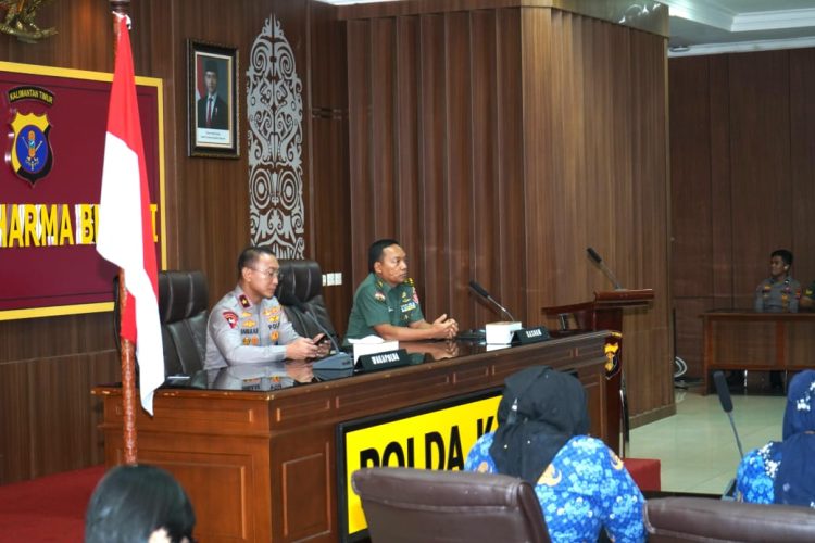 Polda Kaltim Hadiri Launching Satuan Pelayanan Pemenuhan Gizi Polri Secara Virtual