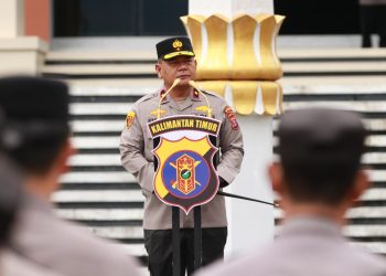 Pimpin Apel Pagi Perdana, Kapolda Kaltim Tekankan Kedisiplinan dan Profesionalisme Personel