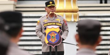 Pimpin Apel Pagi Perdana, Kapolda Kaltim Tekankan Kedisiplinan dan Profesionalisme Personel