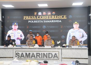 Polresta Samarinda Berhasil Tangkap Penyalahgunaan Narkoba dan Barang Bukti 5,1 Kilogram