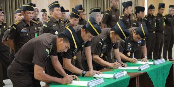 Pencanangan Zona Integritas WBK WBBM  di Lingkungan JAM PIDMIL