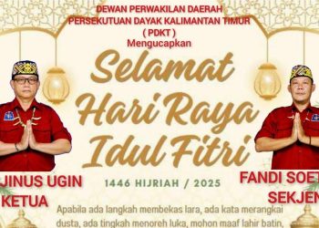 Ketua DPD PDKT Berau Marjinus Ugin dan Sekjend Fandi Soetanto Ucapkan Selamat Idul Fitri 1446 H, Tegaskan Komitmen Toleransi