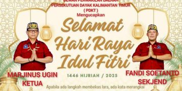 Ketua DPD PDKT Berau Marjinus Ugin dan Sekjend Fandi Soetanto Ucapkan Selamat Idul Fitri 1446 H, Tegaskan Komitmen Toleransi
