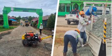 PT. MTL Site Lati Berkontribusi dalam Perbaikan Jalan Berlubang di Kampung Sambakungan untuk Menyambut Idul Fitri 1446 H