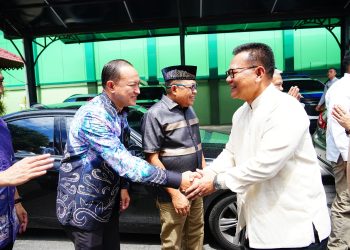 Kapolda Kaltim Bersilaturahmi dengan Pangdam VI/Mulawarman dalam Halal Bihalal Idulfitri 1446 H