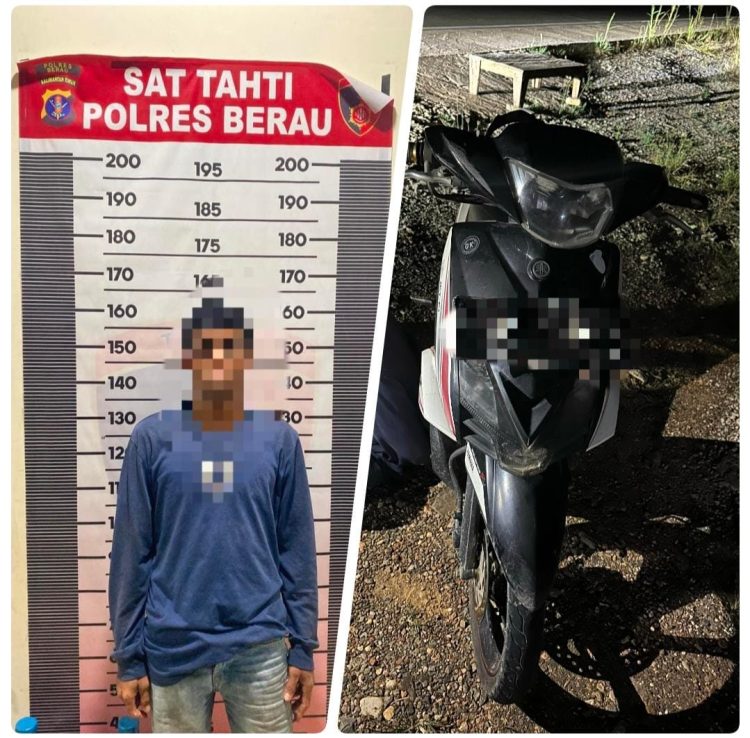 Unit Reskrim Polsek Talisayan Ungkap Kasus Curanmor di Biatan Ilir