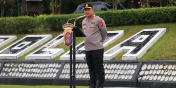 Kapolda Kaltim Pimpin Apel Pagi, Tekankan Kesiapan Pengamanan PSU dan Disiplin Personel