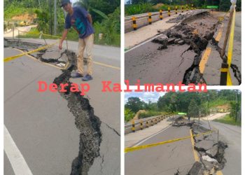 Proyek Jalan Poros Berau-Bulungan Ambruk, Warga Desak Penyelidikan Mendalam atas Dugaan Penyimpangan Anggaran