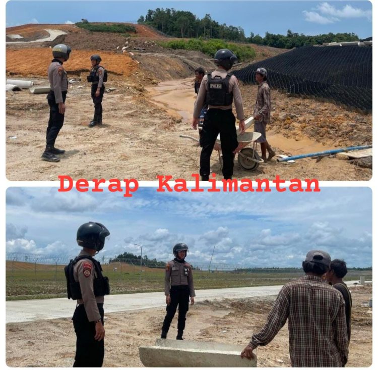 Polres PPU Intensifkan Patroli dan Edukasi Keamanan di Sekitar Proyek Bandara VVIP IKN