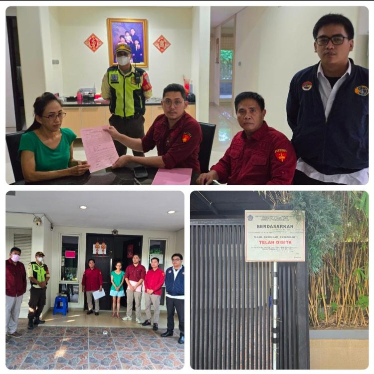 Direktorat UHLBEE JAM PIDSUS Dampingi  Sita Eksekusi Tanah dan Bangunan di Jakarta Utara  Milik Tony Budiman Dalam Tindak Pidana Perpajakan