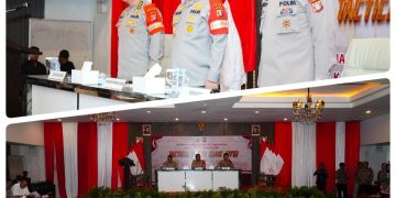 Kapolda Kaltim Pimpin Tactical Floor Game (TFG) Pengamanan PSU Pilkada Kabupaten Kutai Kartanegara 2025