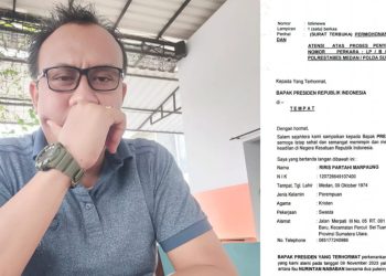Praktisi Hukum Hendrik Pakpahan,S.H mendukung dan mengapresiasi surat terbuka Riris ke Presiden