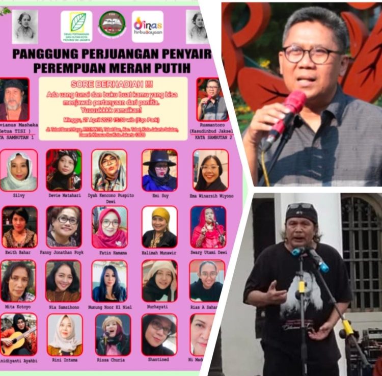Di Taman Eco Park akan Digelar Panggung Perjuangan Penyair Perempuan Merah Putih Peringati Hari RA.Kartini Bersama TISI