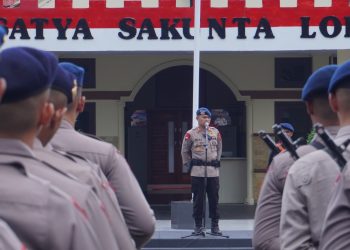Pimpin Apel Pagi, Wadansat Brimob Tegaskan kepada Personil Sat Brimob Polda Kaltim untuk Jauhi Narkoba