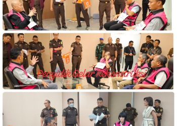 Tim Penyidik Gelar Rekonstruksi dalam Penyidikan Tindak Pidana Suap/Gratikasi PN Jakarta Pusat dan Perintangan Penanganan Perkara