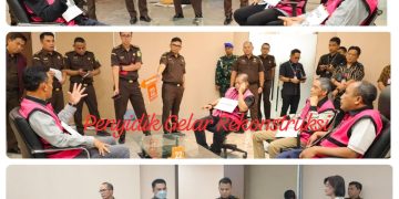 Tim Penyidik Gelar Rekonstruksi dalam Penyidikan Tindak Pidana Suap/Gratikasi PN Jakarta Pusat dan Perintangan Penanganan Perkara